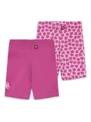 LEGO Szorty (2 pary) w kolorze różowym