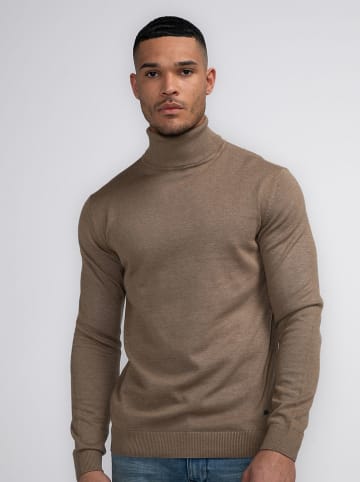 Petrol Industries Rollkragenpullover in Hellbraun
