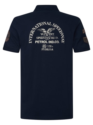 Petrol Industries Poloshirt donkerblauw