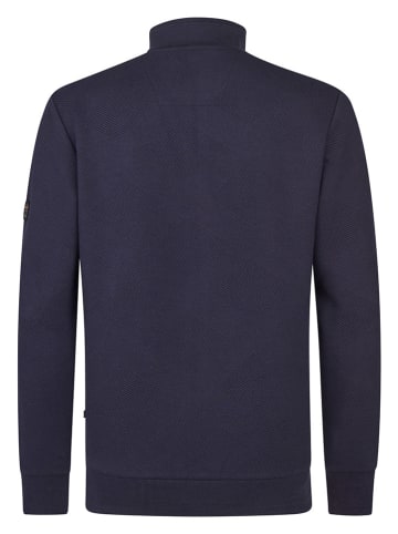 Petrol Industries Sweatjacke in Dunkelblau
