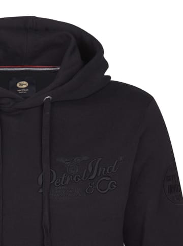Petrol Industries Hoodie in Schwarz