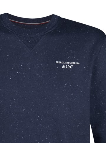 Petrol Industries Sweatshirt "Pagosa" donkerblauw