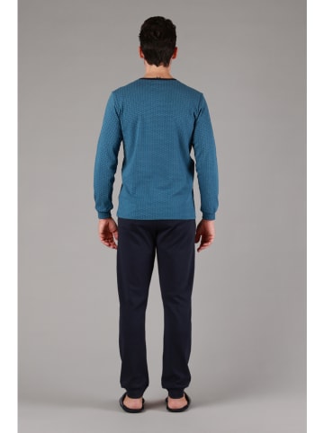 maryplaid Pyjama donkerblauw/blauw