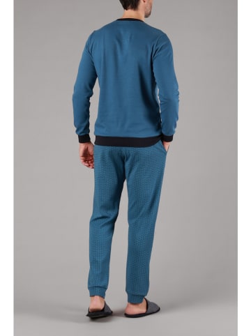 maryplaid Pyjama in Blau