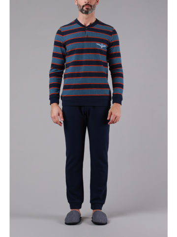 maryplaid Pyjama donkerblauw/blauw