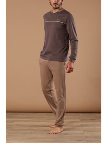 maryplaid Pyjama in Braun