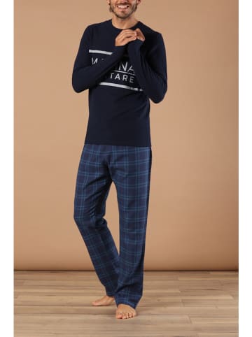 maryplaid Pyjama in Dunkelblau