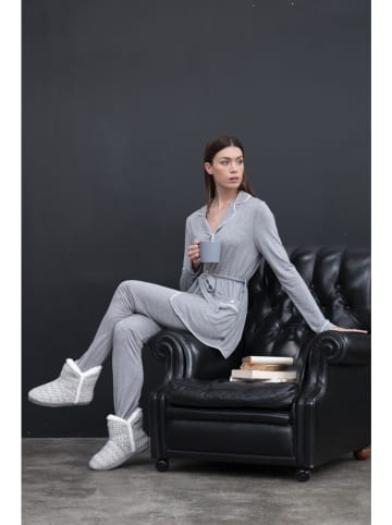 maryplaid Pyjama in Grau