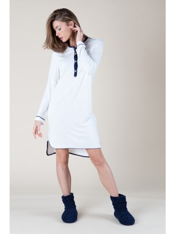 maryplaid Nachthemd wit