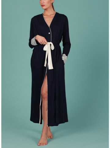 maryplaid Szlafrok w kolorze granatowym