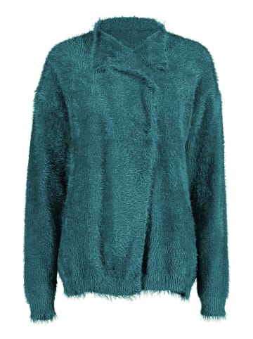 maryplaid Cardigan in Petrol