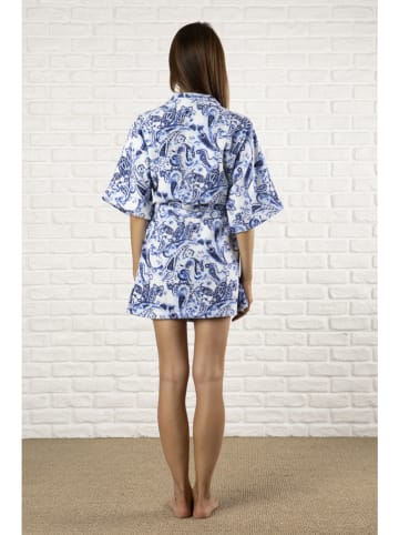 maryplaid Bademantel in Blau