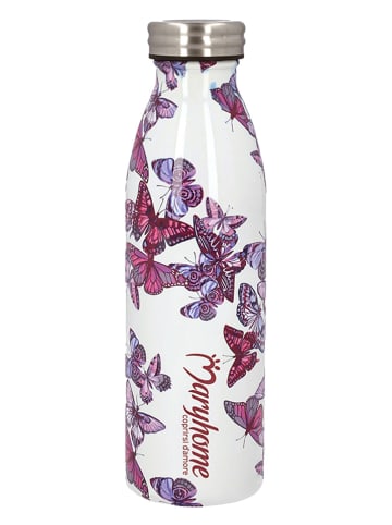 maryplaid Thermoflasche in Lila/ Weiß - 500 ml