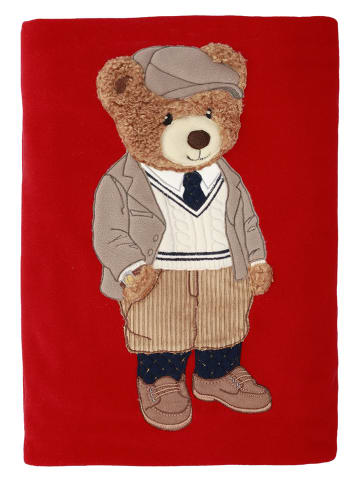 maryplaid Koc w kolorze czerwonym