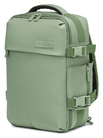 Puccini Rucksack "Barbados" in Grün - (B)40 x (H)25 x (T)18 cm