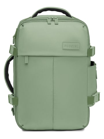 Puccini Rucksack "Barbados" in Grün - (B)40 x (H)25 x (T)18 cm