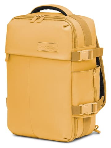 Puccini Plecak "Barbados" w kolorze żółtym - 40 x 25 x 18 cm