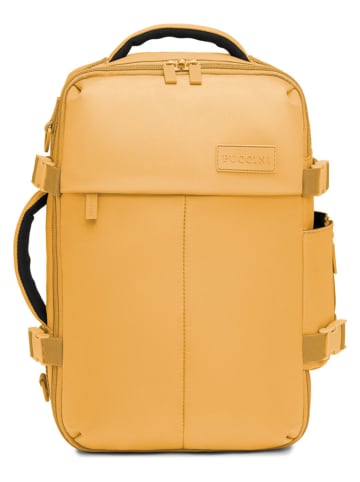Puccini Plecak "Barbados" w kolorze żółtym - 40 x 25 x 18 cm