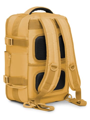 Puccini Plecak "Barbados" w kolorze żółtym - 40 x 25 x 18 cm