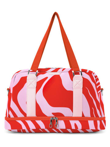 Puccini Reisetasche "Philadelphia" in Rosa/Rot - (B)20x (H)40 x (T)25 cm