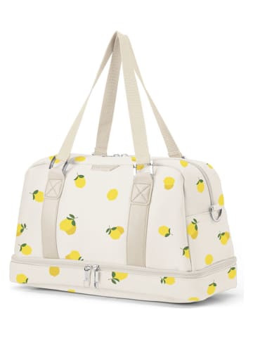 Puccini Reisetasche "Philadelphia" in Gelb/Creme - (B)20 x (H)40 x (T)25 cm