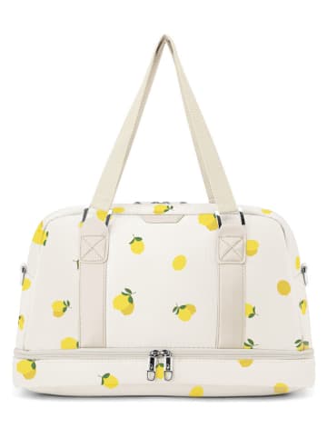 Puccini Reisetasche "Philadelphia" in Gelb/Creme - (B)20 x (H)40 x (T)25 cm