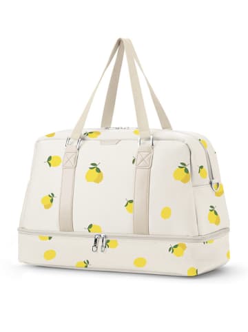 Puccini Reisetasche "Philadelphia" in Creme - (B)49 x (H)33 x (T)24 cm