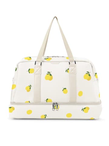 Puccini Reisetasche "Philadelphia" in Creme - (B)49 x (H)33 x (T)24 cm