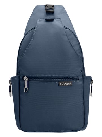 Puccini Brustbeutel in Dunkelblau - (B)18 x (H)36 x (T)8 cm