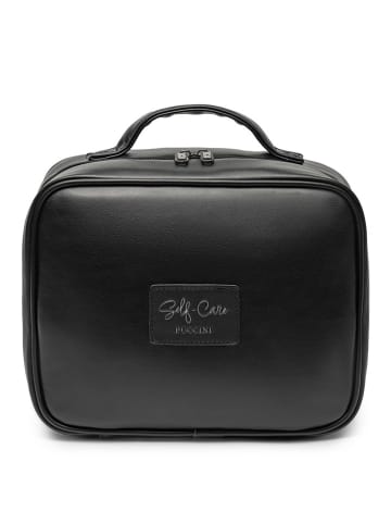 Puccini Kulturbeutel "Fashion" in Schwarz - (B)26 x (H)20 x (T)14 cm