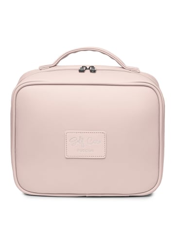 Puccini Kulturbeutel "Fashion" in Beige - (B)26 x (H)20 x (T)14 cm