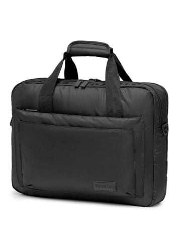 Puccini Torba "Zone" w kolorze czarnym na laptopa - 32 x 40 x 12 cm