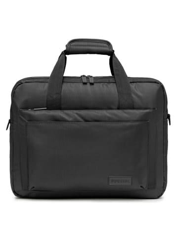 Puccini Laptoptasche "Zone" in Schwarz - (B)32 x (H)40 x (T)12 cm