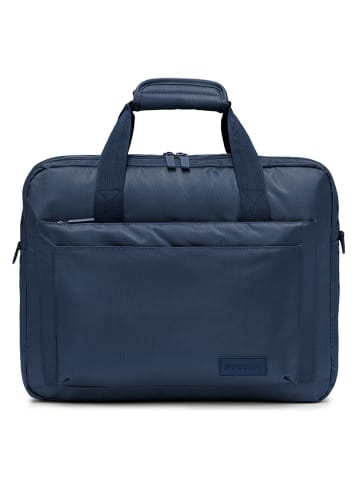 Puccini Torba "Zone" w kolorze granatowym na laptopa - 32 x 40 x 12 cm
