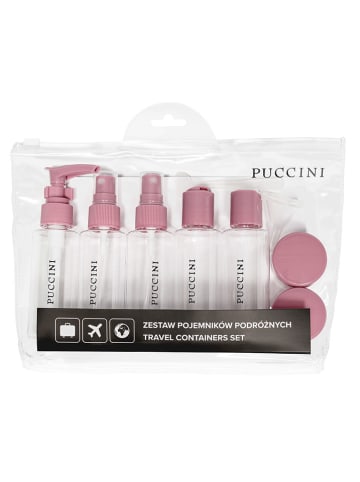 Puccini 7tlg. Reisebehältern-Set in Rosa