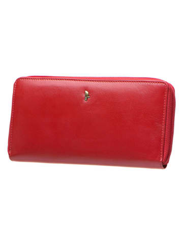 Puccini Leder-Geldbörse "Murano" in Rot - (B)20 x (H)10 x (T)2 cm