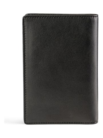 Puccini Etui "Zen" w kolorze czarnym na dokumenty podróżne - 10 x 14 x 1 cm