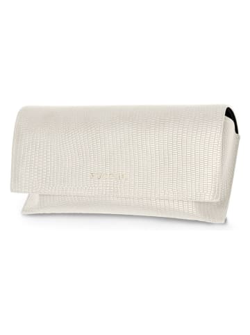 Puccini Etui "Fashion" w kolorze kremowym na okulary - 17 x 9 x 5 cm