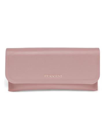 Puccini Etui "Fashion" w kolorze jasnoróżowym na okulary - 17 x 9 x 5 cm