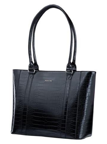 Puccini Schultertasche in Schwarz - (B)42 x (H)30 x (T)16 cm