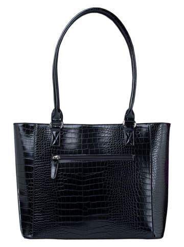 Puccini Schultertasche in Schwarz - (B)42 x (H)30 x (T)16 cm