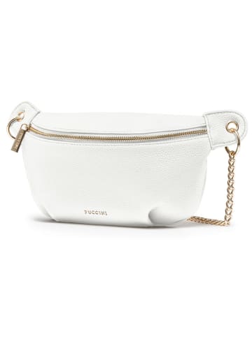 Puccini Saszetka w kolorze białym - 26 x 14 x 8 cm