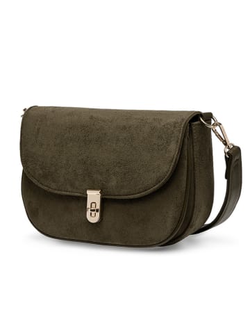 Puccini Torebka w kolorze khaki - 26 x 19 x 9 cm