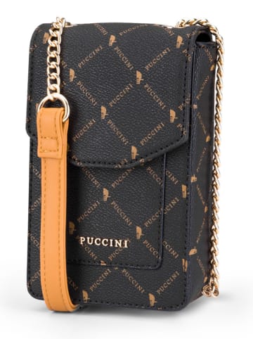 Puccini Handytasche in Schwarz - (B)11 x (H)18 x (T)5,5 cm