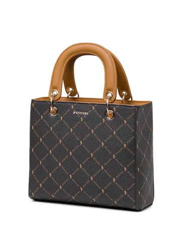 Puccini Henkeltasche in Braun - (B)24 x (H)22 x (T)10 cm