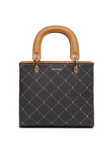 Puccini Henkeltasche in Braun - (B)24 x (H)22 x (T)10 cm