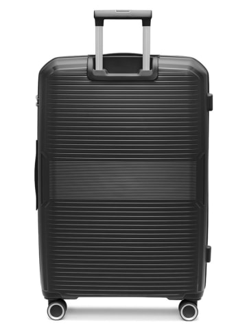 Puccini Walizka "Yoko" w kolorze czarnym - 51 x 77 x 30 cm