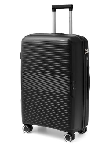 Puccini Walizka "Yoko" w kolorze czarnym - 45 x 67 x 25 cm