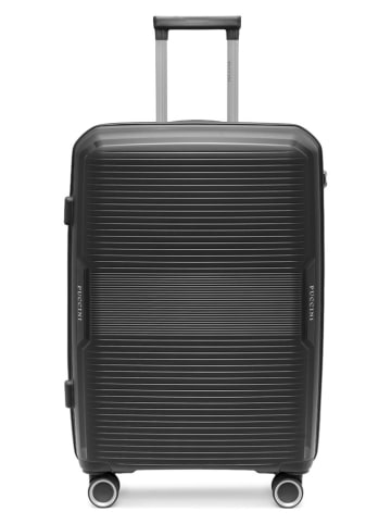 Puccini Hardcase-Trolley "Yoko" in Schwarz - (B)45 x (H)67 x (T)25 cm