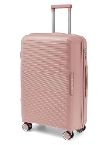 Puccini Walizka "Yoko" w kolorze jasnoróżowym - 45 x 67 x 25 cm